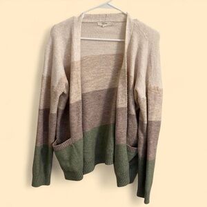 Peyton Primrose Colorblock Knit Cardigan